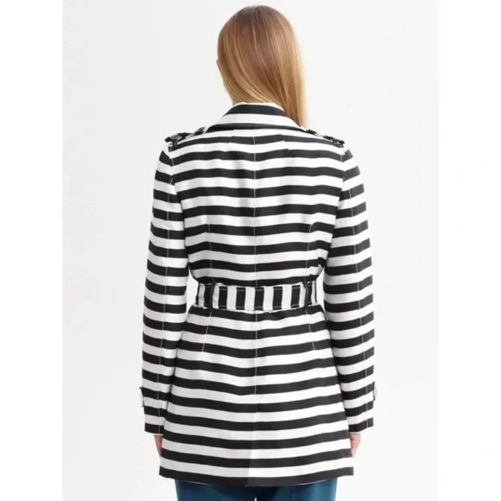 Banana Republic Monogram Striped Trench